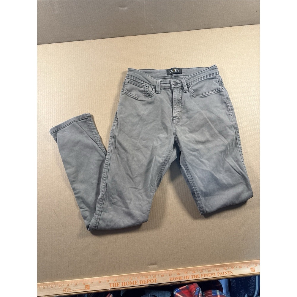 DU/ER Mens 30x32 Stretch Chino Pants Office